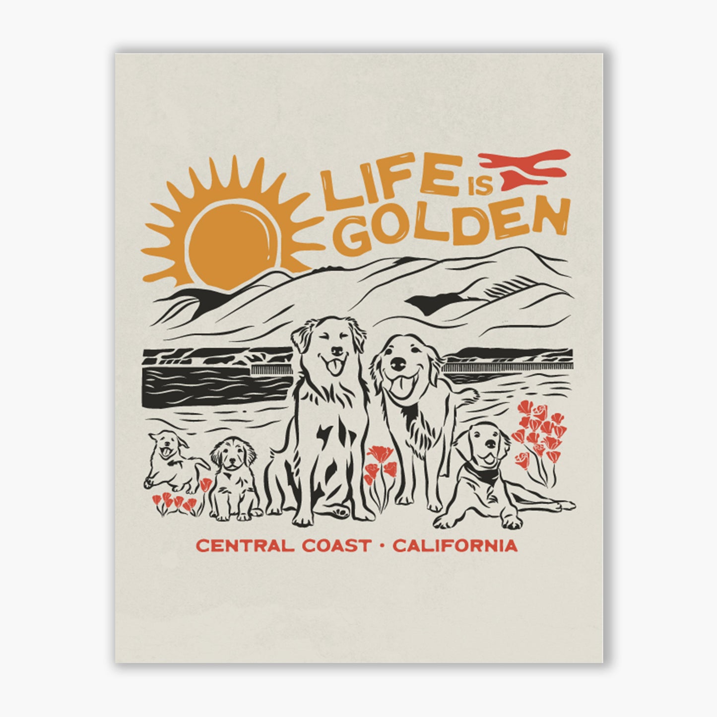 Life Is Golden Art Print