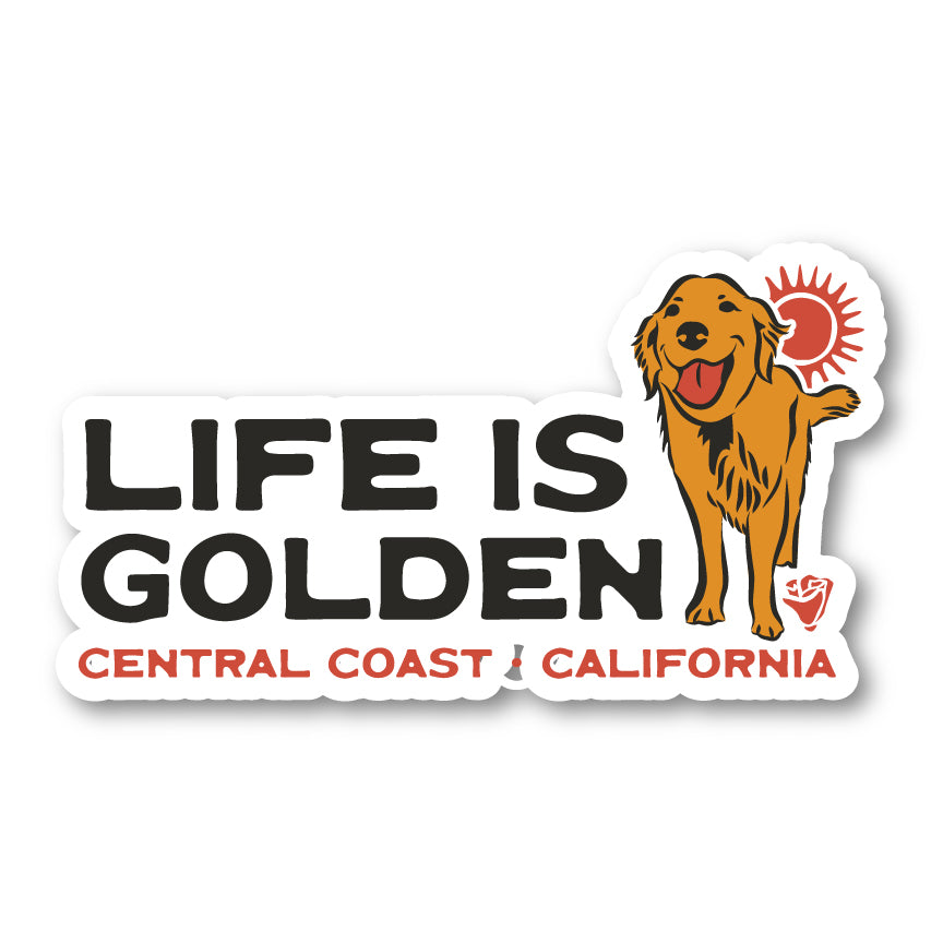 Life Is Golden Sticker 2