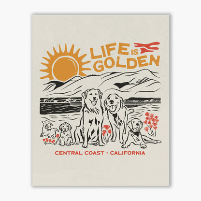 Life Is Golden Art Print